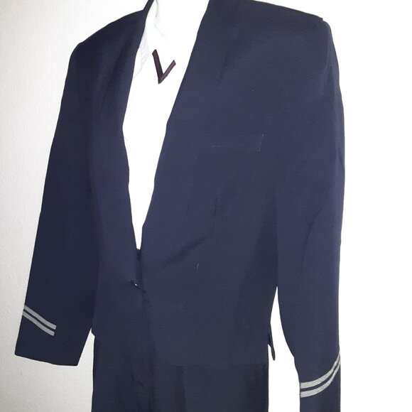 United AirLines International Service Jacket * First & Business Class * Y2K 1999 - Picture 2 of 7